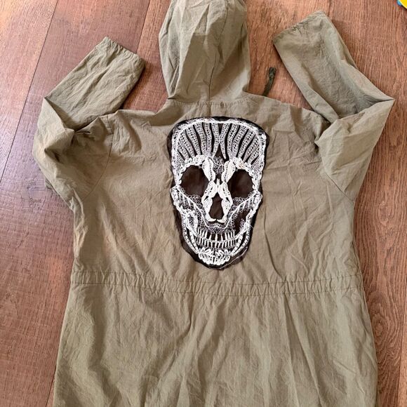 Japanese Brand ROLLERS Skull Back Logo Hoodie Jacket XL - Picture 6 of 6